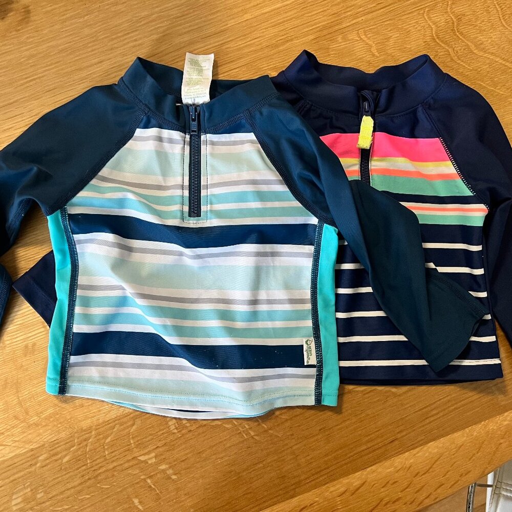 Green Sprouts Carters Infant Toddler Quick Dry Rashguard  Sz 12 Mos